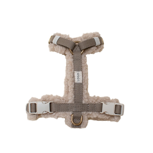 Arnés de Lujo para Perro de Terciopelo al por Mayor, con Logotipo Personalizado, Ajustable, Suave, de Sherpa, Sólido, a la Moda, Chaleco Personalizado para Perro del Fabricante - Product Image 3