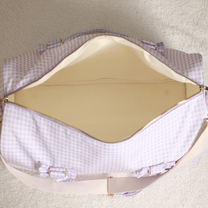 Vente en gros Valise de voyage personnalisée étanche à volants Sac de sport week-end en nylon Buffalo multicolore pour femmes - Product Image 6