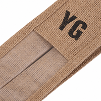 Sac cadeau en lin pour vin, sac à main pour une ou deux bouteilles de vin, sac d'emballage personnalisé avec logo pour vin rouge, liqueur, whisky
