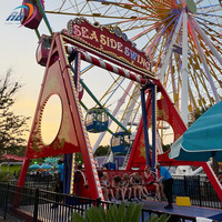 Le carnaval d'enfants de parc d'attractions passionnant coloré populaire durable bon marché monte la balançoire heureuse à vendre