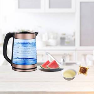 Thiết kế mới dẫn vòng ánh sáng ấm đun nước điện cao Borosilicate không dây thuận tiện thủy tinh Ấm đun nước điện - Product Image 5