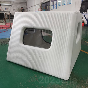 En kaliteli su geçirmez hafiflik köpek sandık köpek kafesi hava yastığı fonksiyonu ile şişme köpek taşıma kutusu - Product Image 4