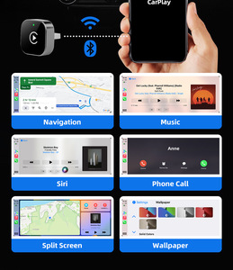 Adaptateur <span class=keywords><strong>CarPlay</strong></span> sans fil pour Apple <span class=keywords><strong>iPhone</strong></span> et Android, adaptateur 2 en 1 convertissant le dongle filaire en sans fil - Product Image 3