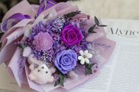Natuurlijke Droge Bloem Boeket Decoratie Roos Geconserveerd Boeket Fleur Gedroogde Roos Boeket De Fleur Mariage