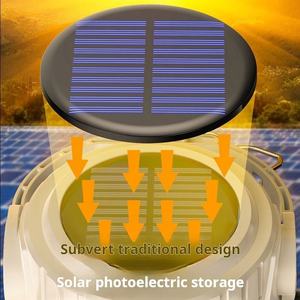 Type-C sạc với hiển thị kỹ thuật số điện hiển thị USB jack có thể đầu ra năng lượng mặt trời cắm trại đèn - Product Image 6