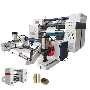 FQJ-1800 Kraft Paper Jumbo Rolls Slitter Rewinder Machine For Paper Bags Manufacturing