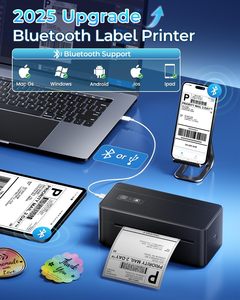 2410BT <strong>for</strong> <strong>Bluetooth</strong> Thermal Shipping Label <strong>Printer</strong> Small Business 4x6 Wireless Label Maker Compatible IOS Android <strong>Phone</strong> Pad PC - Product Image 2