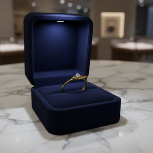 Anillo Minimalista de Oro Sólido de 22K - Joyería Fina de Oro Amarillo 916 Real para Chicas - Anillo de Oro Elegante y Moderno para Uso Diario - Product Image 2