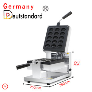 เยอรมนี Deutstandard NP-74<span class=keywords><strong>หมุน</strong></span>รูปไข่รูปร่างเครื่องทำวาฟเฟิลไข่ทรงกลม<span class=keywords><strong>เครื่อง</strong></span>วาฟเฟิล - Product Image 5