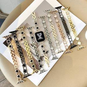 สายนาฬิกาโลหะประดับเพชรแบบขายส่ง สำหรับ Apple Watch S10 11 46mm Ultra 49mm SE 44mm 42mm 38mm - Product Image 1