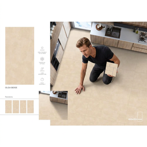 Vistaar Rustic Grey Porcelain Tiles 600x1200mm Anti Slip Surface for Villa Outdoor Flooring Projects - Product Image 6