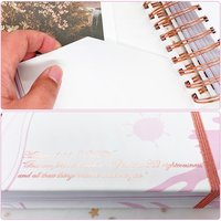 Carnet de Prières et de Manifestation de Remerciements A5 Personnalisé avec Logo pour la Santé Mentale des Femmes, Modèle 2026-2027, avec Boîte