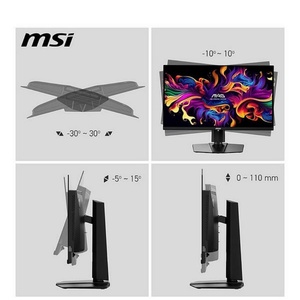 MSI MAG QD-OLED 321UP 32นิ้ว3840x2160 (UHD) จอคอมพิวเตอร์165Hz เอียงปรับความสูงได้ลำโพง0.03MS สีดำ - Product Image 2
