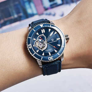 นาฬิกาข้อมือ PAGANI DESIGN 1674 Tourbillon สำหรับผู้ชาย ตัวเรือนเซรามิก กระจกแซฟไฟร์ โชว์กลไก TMI-NH39 ระบบออโตเมติก กันน้ำลึก 200 เมตร - Product Image 4