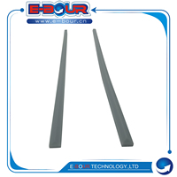 Pieds en caoutchouc pour ordinateur portable 15S-DU 15S-DR 15S-DY 15-DW 15-GW TPN-C139 250 255 256 G8, bandes antidérapantes, gris, 2 pièces