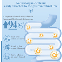Complément alimentaire quotidien en comprimés de citrate de calcium OEM/ODM enrichi en vitamine D et en vitamines du complexe B