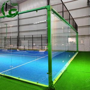 <span class=keywords><strong>Terrain</strong></span> de <span class=keywords><strong>padel</strong></span> vert personnalisé avec couleur et logo, <span class=keywords><strong>terrain</strong></span> de <span class=keywords><strong>padel</strong></span> de 20*10m certifié CE, <span class=keywords><strong>terrain</strong></span> de <span class=keywords><strong>padel</strong></span> de haute qualité pour club de <span class=keywords><strong>padel</strong></span> - Product Image 1