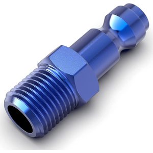 Quick Connector 1/4 NPT T Type Blue Aluminum Pneumatic Tool Accessory Set 14 Pieces - Product Image 2