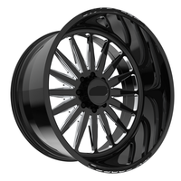 Rines Forjados Personalizados para Camioneta, Diseño Cóncavo Profundo Pulido, 20X10 20X14 22X14 24X12, con 8X170 8X180 para Ford F250 GMC Sierra 2500