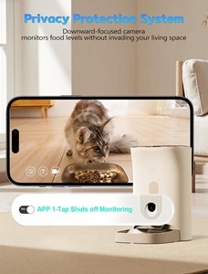 4.5L Automatic <b>Cat</b> Dog Food Dispenser App Remote Timing Quantitative Smart Pet <b>Feeder</b> - Product Image 4