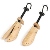 Nouveau style d'étire-chaussures en bois anti-plis en pin, outil de façonnage et de maintien des chaussures, arbre à chaussures en bois massif