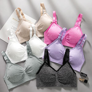 حمالة صدر للحوامل والمرضعات بدون خياطة مفتوحة من الأعلى بمقاسات S <span class=keywords><strong>M</strong></span> L XL XXL مع إمكانية طباعة شعار مخصص بالجملة - Product Image 5