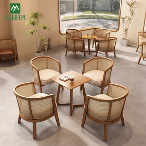 उच्च गुणवत्ता वाले कैफे टेबल और कुर्सियां जो रेस्तरां कैफे फर्नीचर के लिए उपयुक्त हैं। - Product Image 5