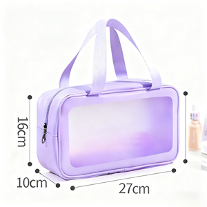 Custom Logo Printed Eco-Friendly for Zipper Fashionable <b>Makeup</b> Travel Cosmetic for <b>Bags</b> Daily Use - Product Image 2