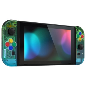 Coque arrière transparente dégradée avec béquille de remplacement pour Nintendo Switch - Product Image 4