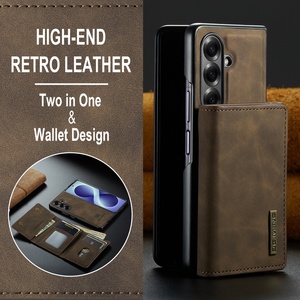 เคสโทรศัพท์แบบกระเป๋าหนัง PU แม่เหล็กสำหรับ Samsung Z Fold 8 Ultra 4 5 6 7 พร้อมที่ใส่บัตร 2 in 1 และขาตั้งป้องกัน - Product Image 6