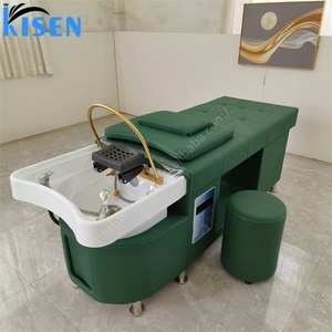 Kisen Hair Washing Thai Full Lying Popular Head Spa Shampoo Chair Massage <b>Bed</b> with Chinese Herbal Medicine Treatment - Product Image 2