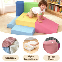 Blocs d'escalade en mousse pour tout-petits, ensemble de jeux souples, équipement de jeu d'intérieur pour enfants, blocs de construction en éponge haute densité