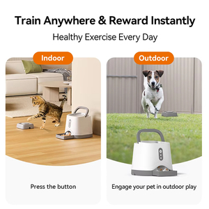 Comedero Inteligente de Lujo para Mascotas con Control por APP, Dispensador de Comida Seca para Perros, Juego de Entrenamiento, Botón de Doble Alimentación - Product Image 4