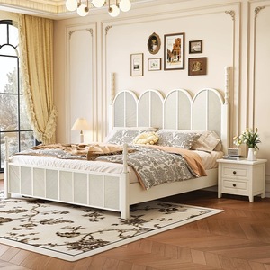 Cama de Madera Maciza de Diseño Tradicional con Columnas Romanas Antiguas, Casa para Perros y Gatos para Todas las Estaciones - Product Image 4