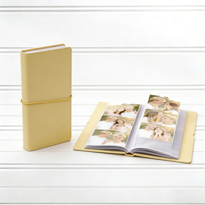 Álbum de fotos 2x6, tipo fotomatón, recargable, con tarjetas hechas a mano, para fiestas, bodas, <span class=keywords><strong>libro</strong></span> de visitas, <span class=keywords><strong>4</strong></span> cortes, sin ácido, estilo vintage, para fotos 2x6 - Product Image 6