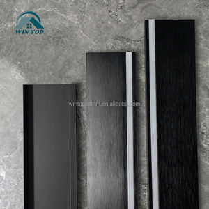 Plinthe en alliage d'aluminium montée sur le côté avec lumière LED Plinthe de <span class=keywords><strong>cuisine</strong></span> pour la chambre à coucher Plinthe d'éclairage en aluminium - Product Image 3