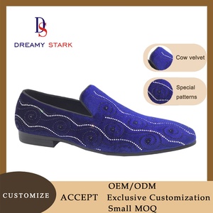 Chaussures Homme Confortables en Cuir Velours de Vachette Vintage Faites à la Main, Personnalisables, Durables, de Haute Qualité, avec Logo Personnalisé et Processus de Broderie à Chaud - Product Image 2