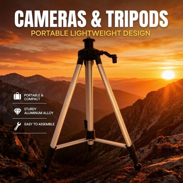 Wholesale 1.2m Laser Level Surveying Tripod Aluminum Laser Level Tripod