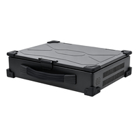 Ordinateur portable robuste en aluminium IP65, Intel I7-12700T, RX550, double extension PCI PCIe, écran 15,6 pouces, Windows 10/Linux pour la commande mobile