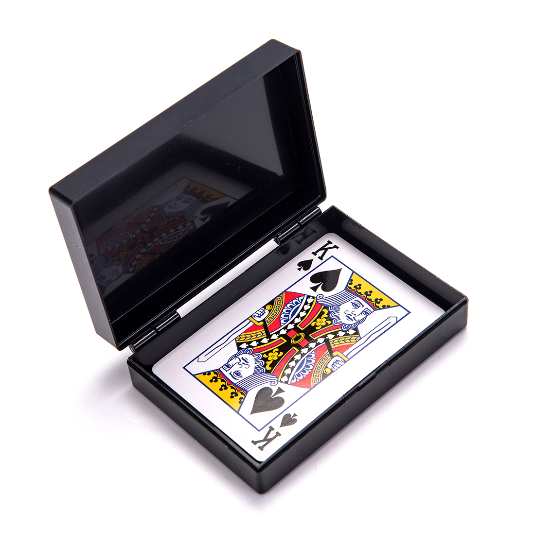 Иллюзия коробка для карт черный Таинственный ящик для детей легко волшебный трюк игрушки для детей