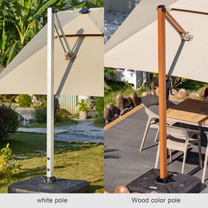 Paraguas solar LED para <span class=keywords><strong>patio</strong></span>-Sombra exterior de apertura automática con tela resistente a la intemperie, perfecto para café - Product Image 5