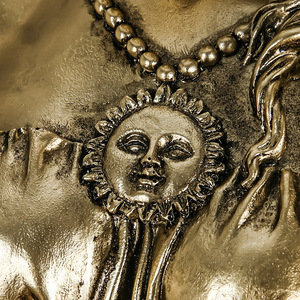 Estatua de riqueza de diosa griega de resina con exhibición de cajero de regalo de apertura y decoración de la suerte de oficina ecológica personalizada - Product Image 4