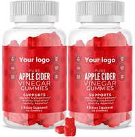 OEM ODM Support améliorer le système immunitaire gouttes liquides de haute qualité ours gomme pomme cidre vinaigre gommes pour la perte de poids