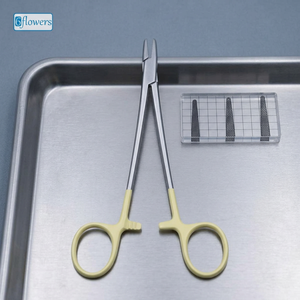 Porte-aiguille Bozemann pour hémostase avec mâchoires texturées, instrument manuel de classe I certifié CE - Product Image 6
