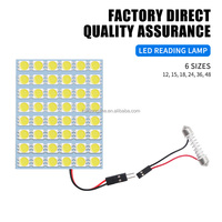 Kaidengzhe Neue Auto-Innenbeleuchtung Weißes Leselicht Plug-N-Play Aluminium LED-Birne 12SMD 15SMD 18SMD 24SMD 36SMD 48SMD LED 5050
