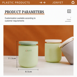 Tarro PET de 500g en Stock, Fondo Redondo, para Crema Corporal, Manteca Corporal, Loción, Cuidado del Cabello, Ecológico, para Marca de Belleza, Etiqueta Privada - Product Image 2