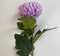 Fleur de chrysanthème artificielle de qualité supérieure fleurs en soie violettes pour l'obtention du diplôme à la maison fête des mères nouvel an décor de mariage