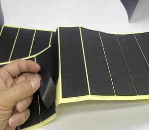 Custom Black Square Single Sided Adhesive EVA <b>Foam</b> <b>Pads</b> Shock Absorbing Anti Slip EVA Sponge Foot Mats - Product Image 5