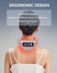 Neues ABS-Material USB-Anschluss Gold 3-in-1 Nacken-Rotlicht-Massagegerät mit Zeitsteuerung - Product Image 2