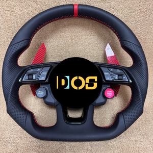 Volant sport en fibre <span class=keywords><strong>de</strong></span> carbone avec LED pour <span class=keywords><strong>Audi</strong></span> New TT TTS TTRS <span class=keywords><strong>R8</strong></span> - Product Image 5